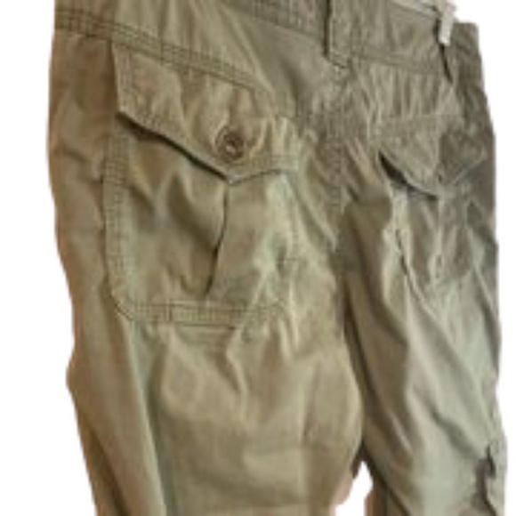 🌲Esprit Canvas Khaki Hiking Cargo US 4 pants🌲 - Picture 3 of 7